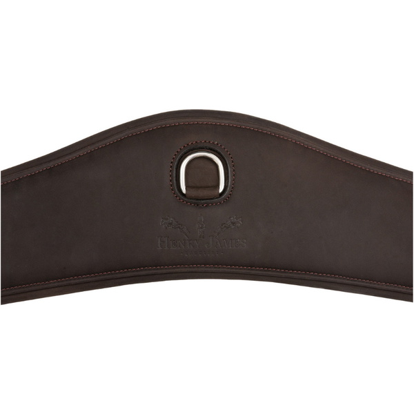 2025 Henry James Saddlery Athletic Anatomic Short Girth GRTH-04-SHT - Havana Brown